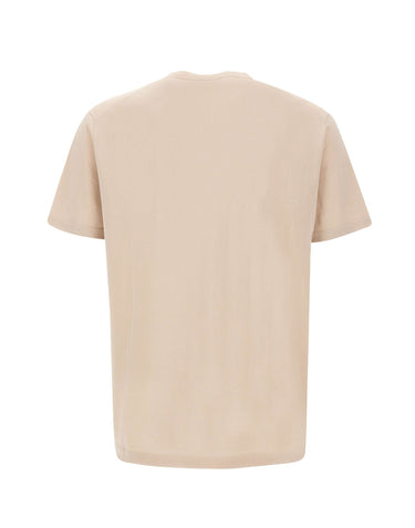 KANGRA Maglia a maniche corte in cotone BEIGE Uomo 
