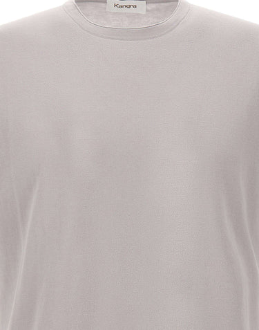 KANGRA Maglia a maniche corte in cotone GREY Uomo 
