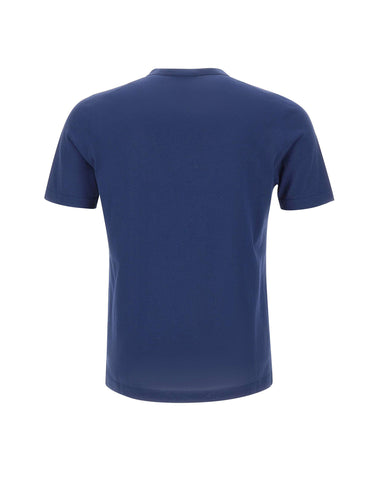 KANGRA Maglia a maniche corte in cotone BLUE Uomo 