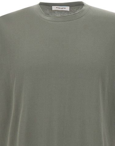 KANGRA Maglia a maniche corte in cotone GREEN Uomo 
