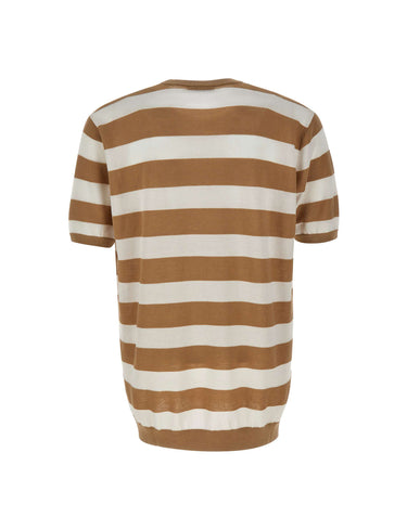 KANGRA Maglia in cotone a righe MULTICOLOR Uomo 