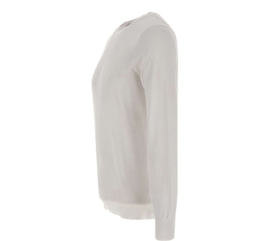 KANGRA Maglia girocollo in cotone WHITE Uomo 