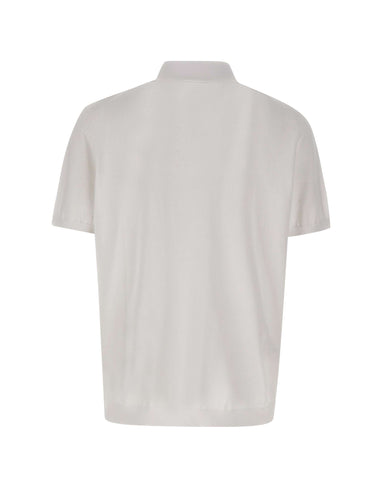 KANGRA Polo in cotone WHITE Uomo 