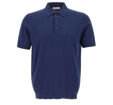 KANGRA Polo in cotone BLUE Uomo 