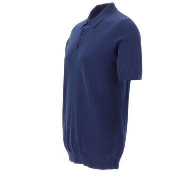 KANGRA Polo in cotone BLUE Uomo 