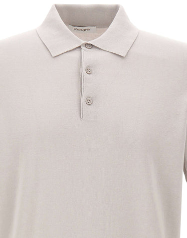 KANGRA Polo in cotone GREY Uomo 