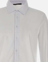 KANGRA Camicia in jersey piquet WHITE Uomo 
