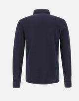 KANGRA Camicia in jersey piquet BLUE Uomo 