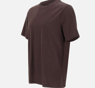 KANGRA T-shirt in misto cotone e modal BROWN Uomo 