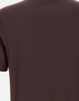KANGRA T-shirt in misto cotone e modal BROWN Uomo 