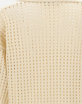 KANGRA Polo in cotone traforata WHITE Donna 