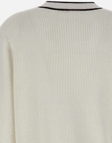 KANGRA Maglia punto pannocchia WHITE Donna 