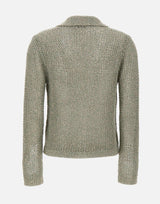 KANGRA Cardigan con micro paillettes GREEN Donna 