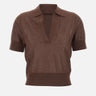 Polo con micro paillettes 390026 833 KANGRA 