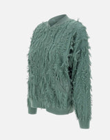 KANGRA Giacca bomber con lavorazione sfilacciata GREEN Donna 
