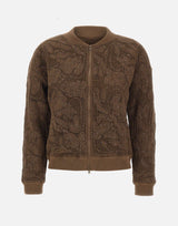 KANGRA Giacca bomber con ricamo cornely BROWN Donna 