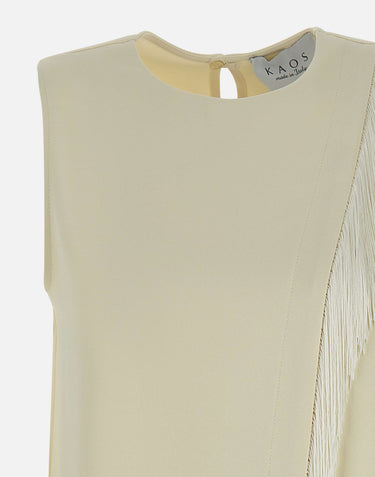Top con frange RP1MR049 1096 KAOS 