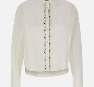 KAOS Camicia con dettaglio gioiello WHITE Donna 