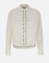 KAOS Camicia con dettaglio gioiello WHITE Donna 