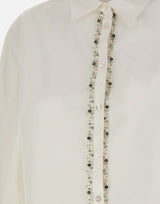 KAOS Camicia con dettaglio gioiello WHITE Donna 