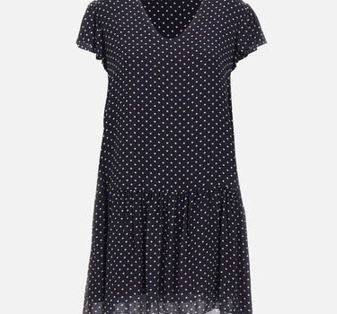 Abito a pois in crepe di viscose RPJCF025 3003 KAOS 