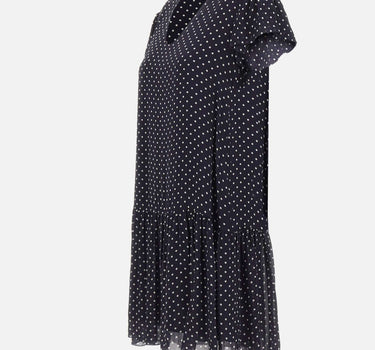Abito a pois in crepe di viscose RPJCF025 3003 KAOS 