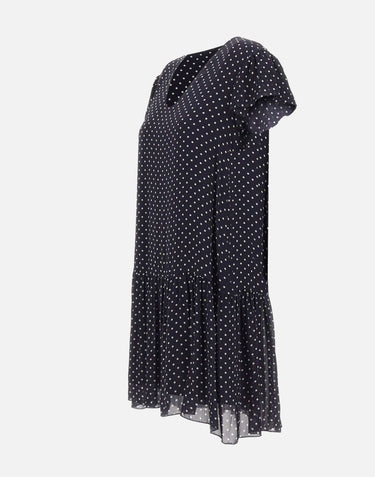 Abito a pois in crepe di viscose RPJCF025 3003 KAOS 