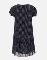 Abito a pois in crepe di viscose RPJCF025 3003 KAOS 