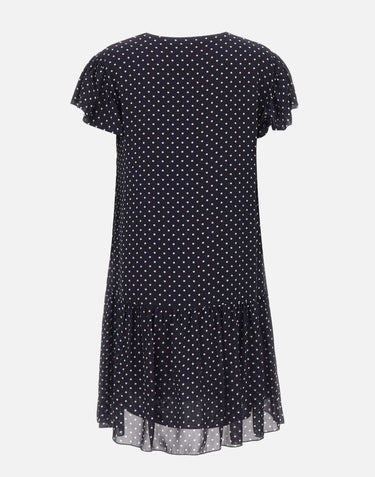 Abito a pois in crepe di viscose RPJCF025 3003 KAOS 