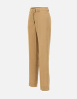 KAOS Pantaloni in misto viscosa BROWN Donna 