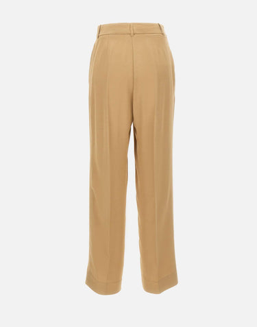 KAOS Pantaloni in misto viscosa BROWN Donna 