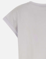 T-shirt con ricamo floreale SP1DK003 1019 KAOS 