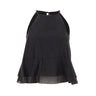 Top smanicato con balze SP1GX030 0001 KAOS 