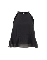 Top smanicato con balze SP1GX030 0001 KAOS 