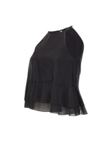 Top smanicato con balze SP1GX030 0001 KAOS 