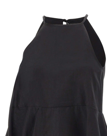 Top smanicato con balze SP1GX030 0001 KAOS 