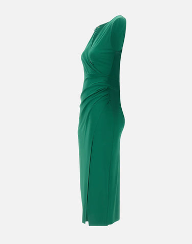 KAOS Abito con drappeggi GREEN Donna 