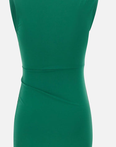 KAOS Abito con drappeggi GREEN Donna 