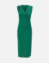 KAOS Abito con drappeggi GREEN Donna 