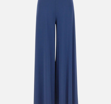 KAOS Pantaloni ampi fluidi BLUE Donna 