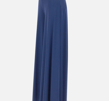 KAOS Pantaloni ampi fluidi BLUE Donna 