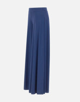 KAOS Pantaloni ampi fluidi BLUE Donna 