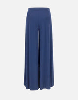 KAOS Pantaloni ampi fluidi BLUE Donna 