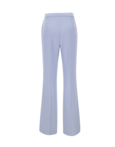 KAOS Pantaloni in tessuto fluido Light Blue Donna 