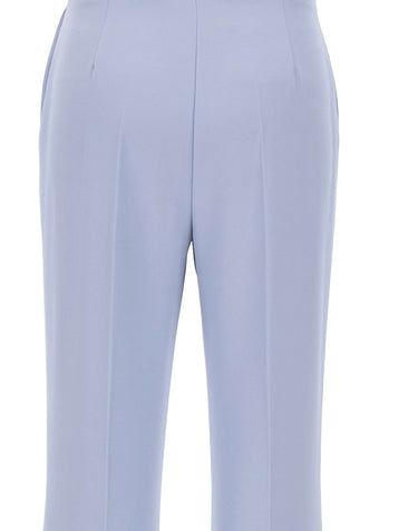 KAOS Pantaloni in tessuto fluido Light Blue Donna 