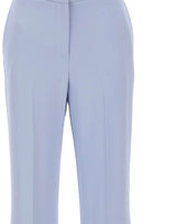 KAOS Pantaloni in tessuto fluido Light Blue Donna 