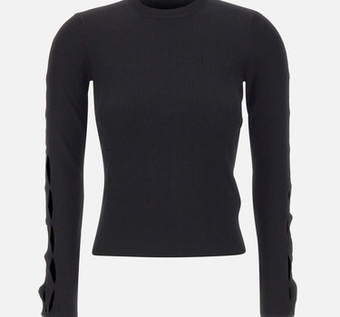 KAOS Maglia con intreccio sulle maniche BLACK Donna 