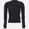 KAOS Maglia con intreccio sulle maniche BLACK Donna 