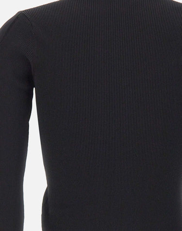 KAOS Maglia con intreccio sulle maniche BLACK Donna 