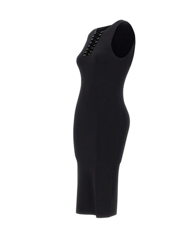 Abito in maglia con intreccio SP1NT048 0001 KAOS 